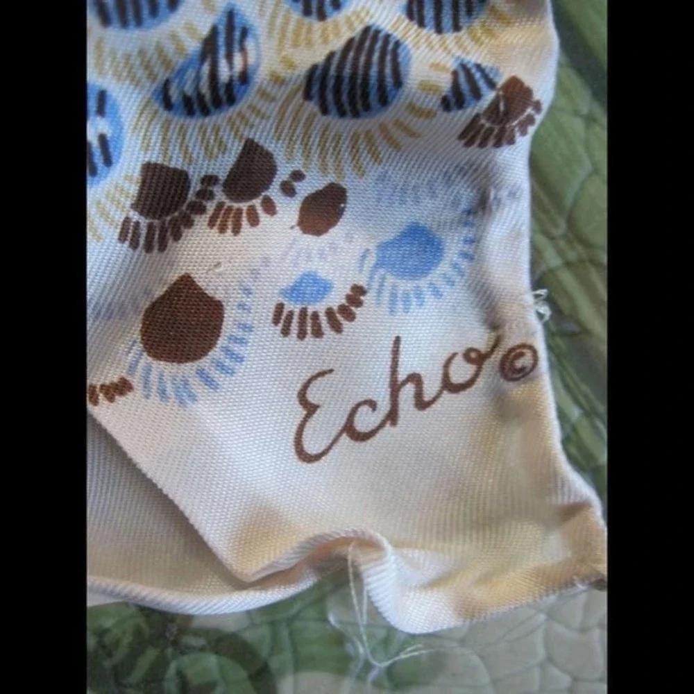 Echo 100% Silk ? Pheasant Birds Harvest Colors Themed Scarf Shawl Handkerchief - Picture 8 of 12